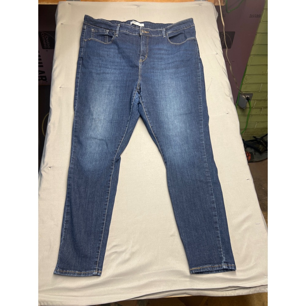 Signature Levi Strauss Totally Shaping High Rise Skinny Jeans Blue 20M W35 L30